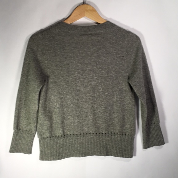 J. Crew Grey Cashmere Sweater - Picture 5 of 6